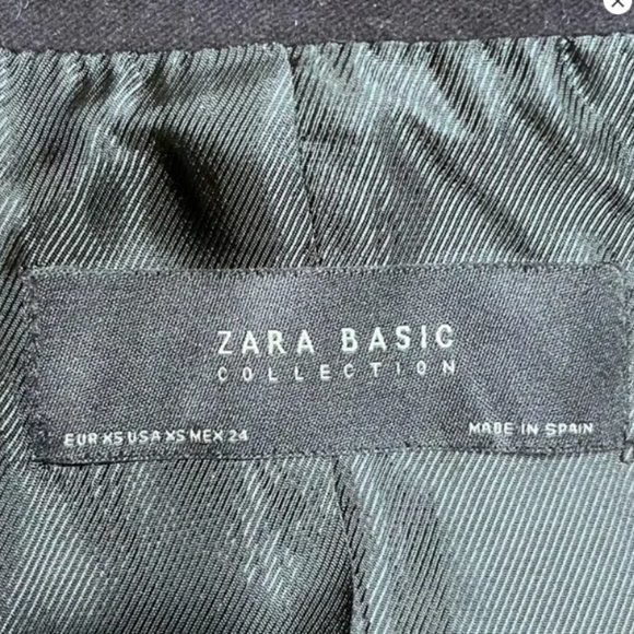 NWOT Zara Military Crop Jacket Blazer XS - Picture 10 of 11